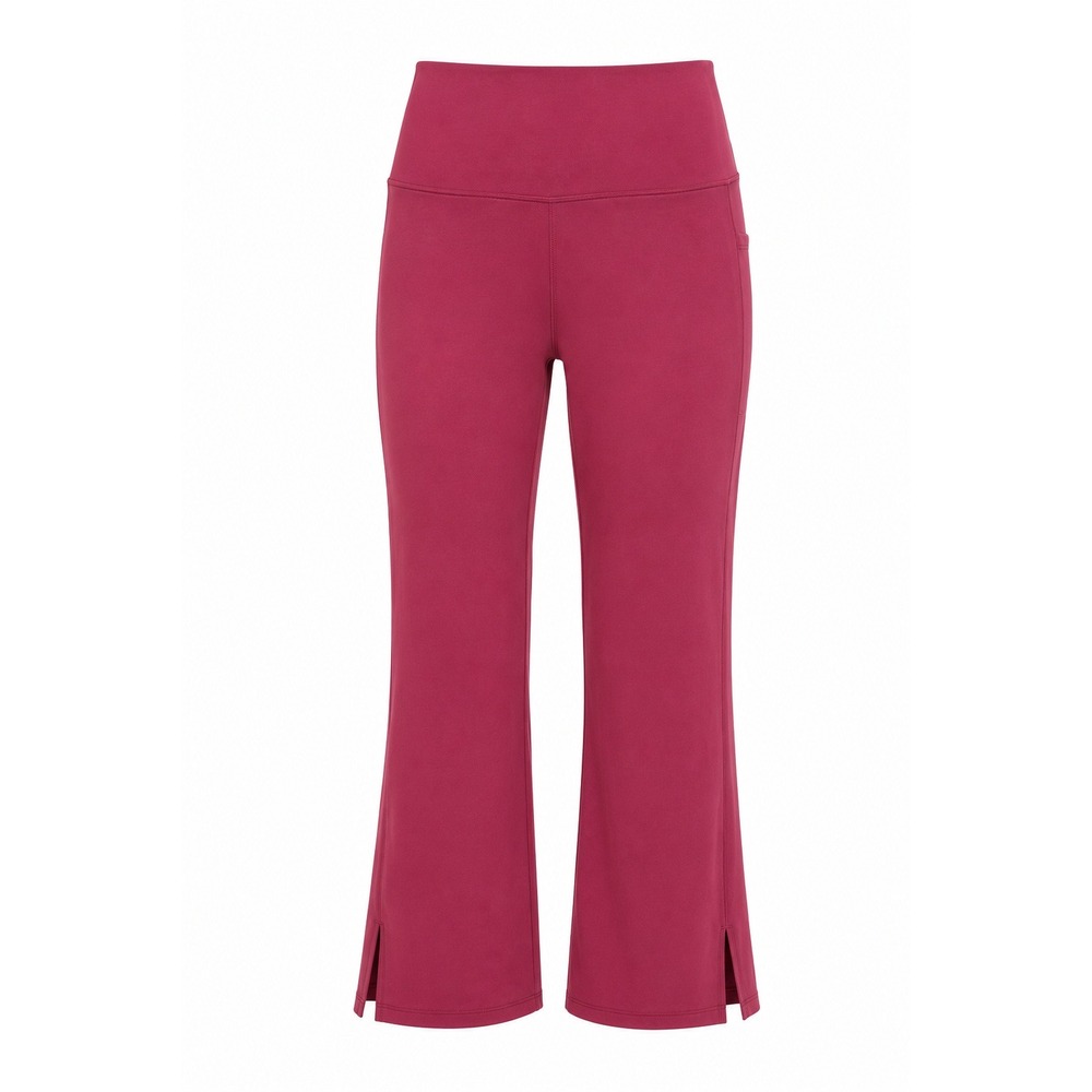Athleta Transcend Stash Crop Straight Leg Pants Rosewood Pink 2X